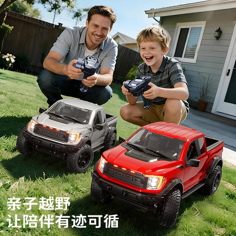 R12‑01Q 1/12 F150 Raptor Rc Pickup Truck 4wd Full Proportional 2.4g Off‑Road Climbing Vehicle Remote Control Model Toy Gift