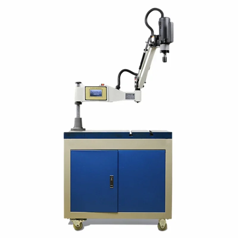 LY Vertical M2-M20 CNC Electric Tapping Drilling Machine Servo Motor Threading Machine Tapper with Chucks Arm Power Tool 220V