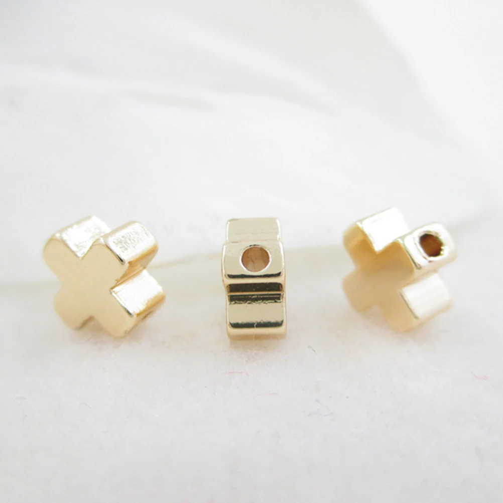 

20Pcs Handmade Copper Beads Smooth Surface Creative Design for DIY Jewelry Bracelets Necklaces Accessories