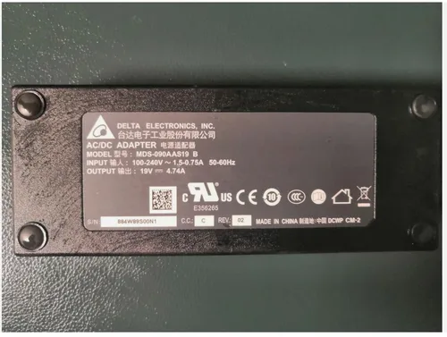 Imagen 1 del producto Adaptador de CA de 3 pines para cargador de máquina de ultrasonido Sonoscape E2 MDS-090AAS19B