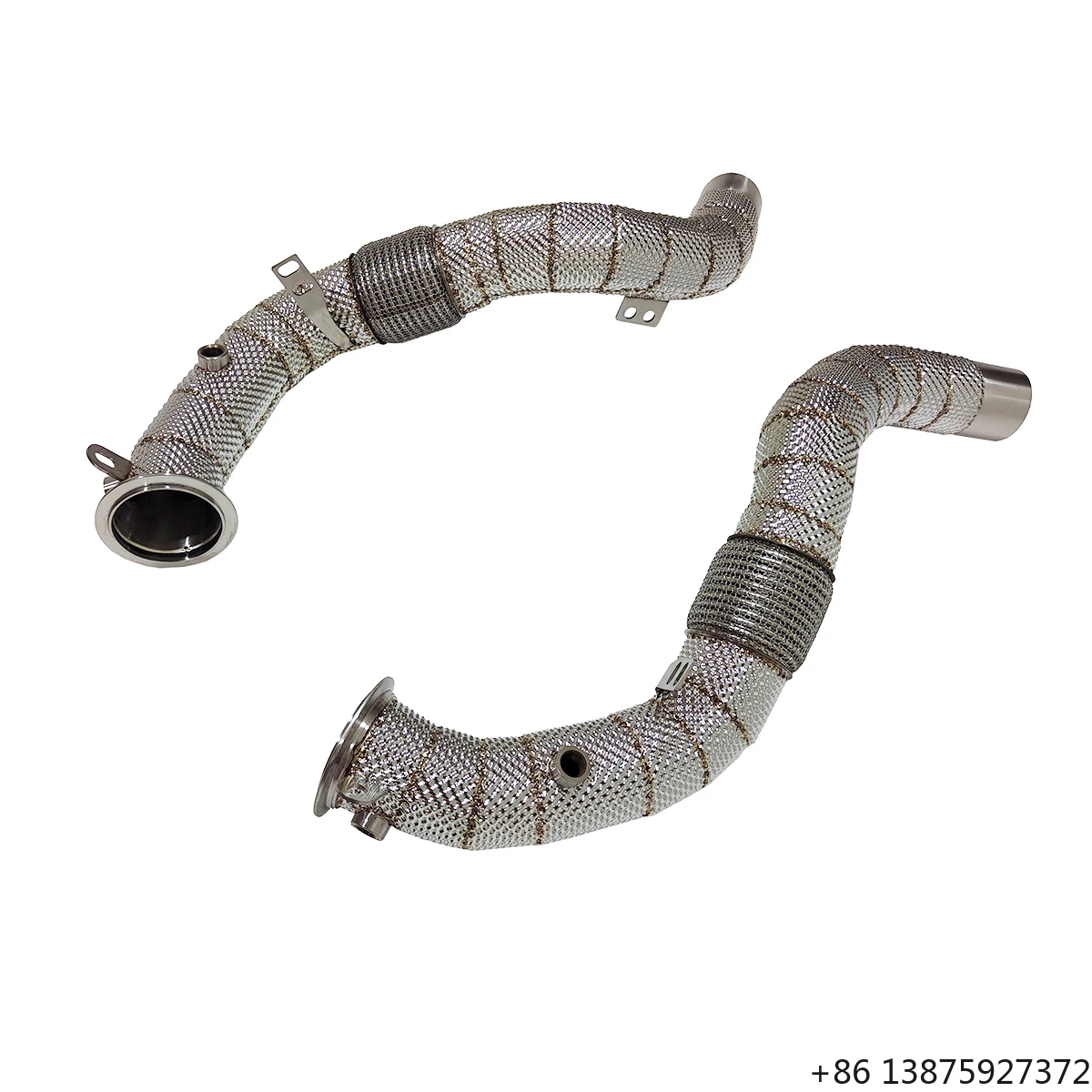 

Ecnal for M850i G14 G15 Direct Fit Insulated Stainless Steel Straight-through Exhaust Downpipe