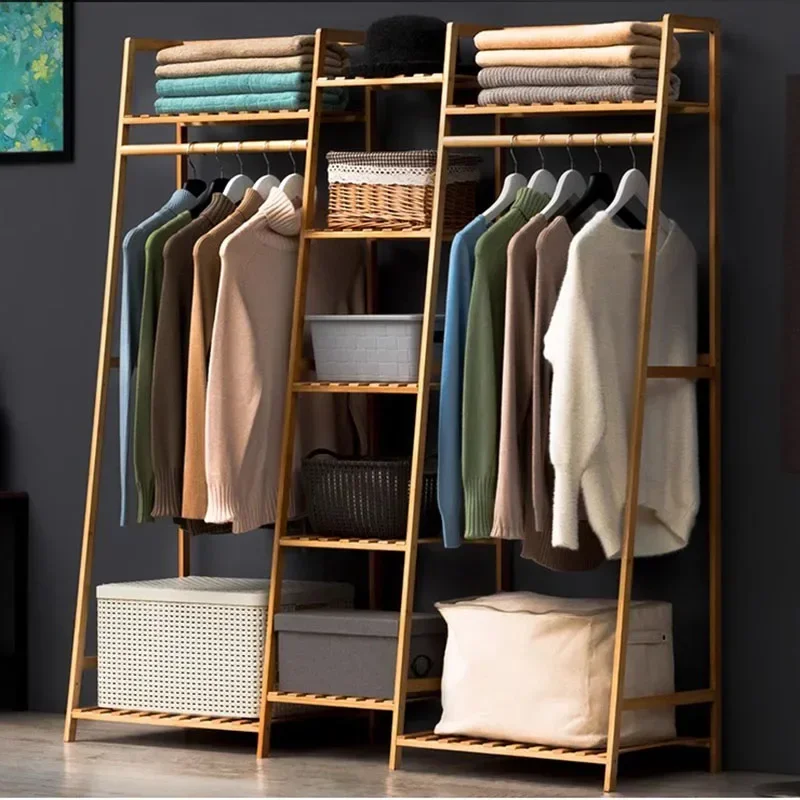 Stehende Kleiderständer, luxuriöser Kleider-Organizer, minimalistische, platzsparende Kleiderschränke, Wohnzimmer, Porte Manteau, trendige Möbel