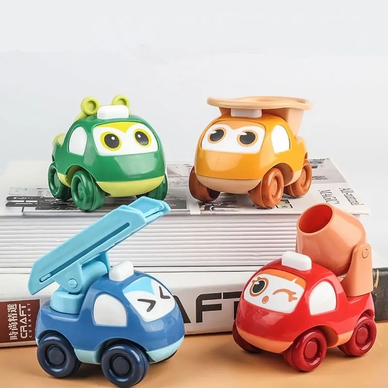 

Cartoon Engineering 4 Style Car Baby Toys for 0-3 Years Old Kids Construction Mixer Dump Truck Vehicle Baby Boy Tractor Gifts