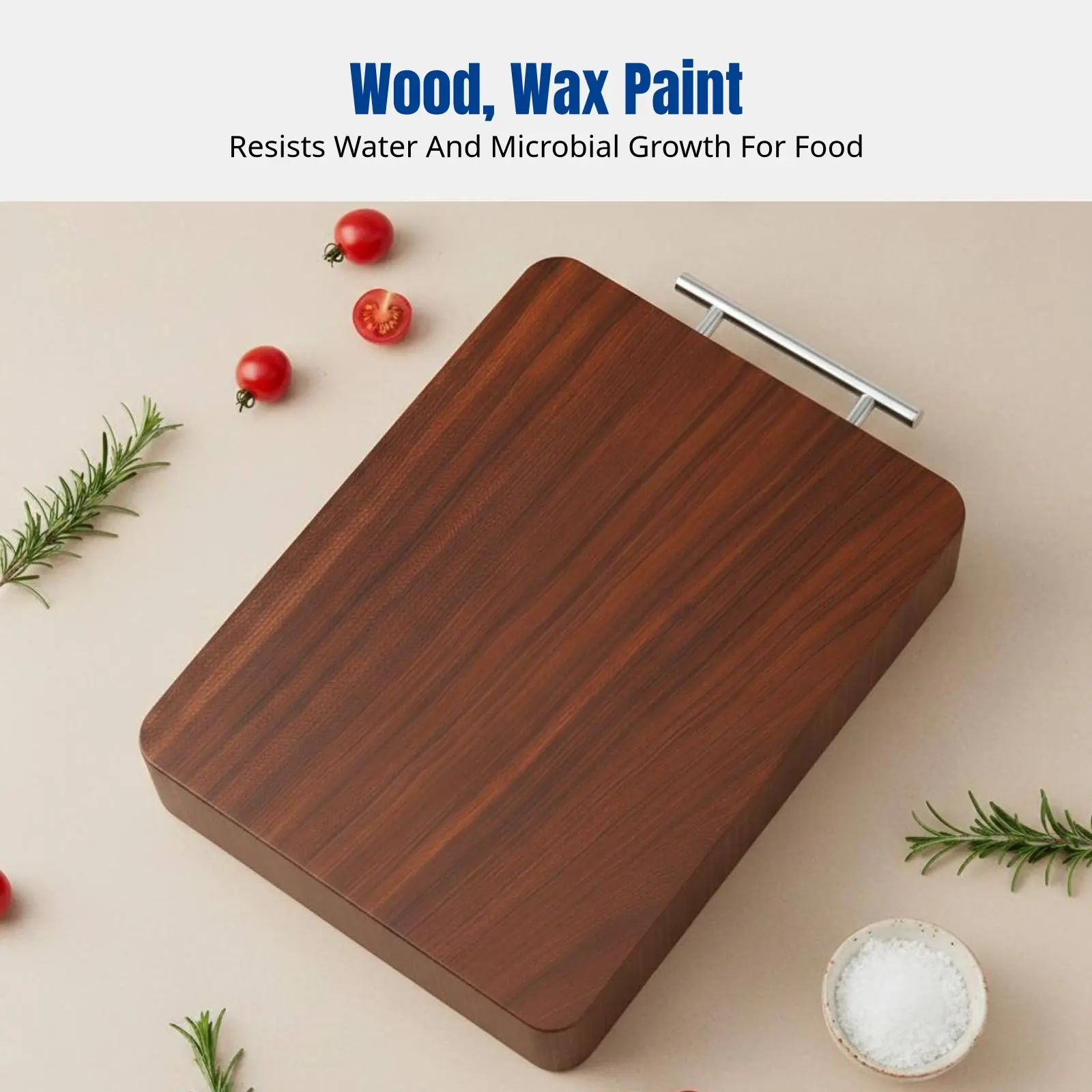 

Antibacterial Cutting Board, Rosewood, Hardwood, Rectangular, For Kitchen Use