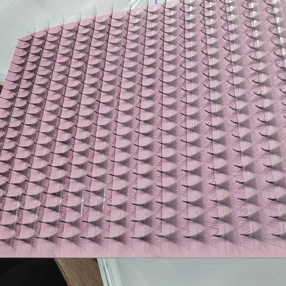 

Тонкие готовые русские объемные пучки 12D 0.03мм L M Curl XL, 16 рядов, 320 пучков X10, индивидуальные готовые пучки для наращивания ресниц