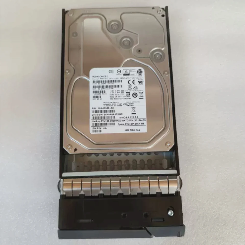 For NetApp X316A-R6 108-00389+A0 6TB 3.5''SAS DS224C DS212C Server HDD Hard Drive