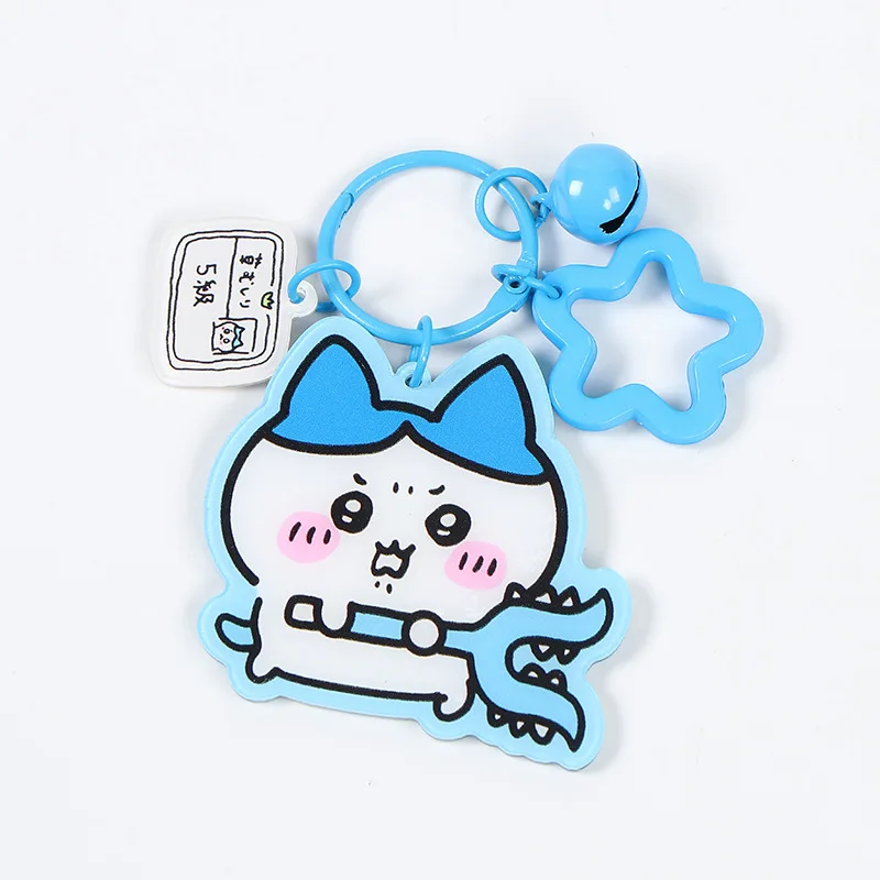 Kawaii Anime Chiikawa porte-clés dessin animé Hachiware Usagi Chiikawa acrylique porte-clés pendentif sac à dos cadeaux créatifs