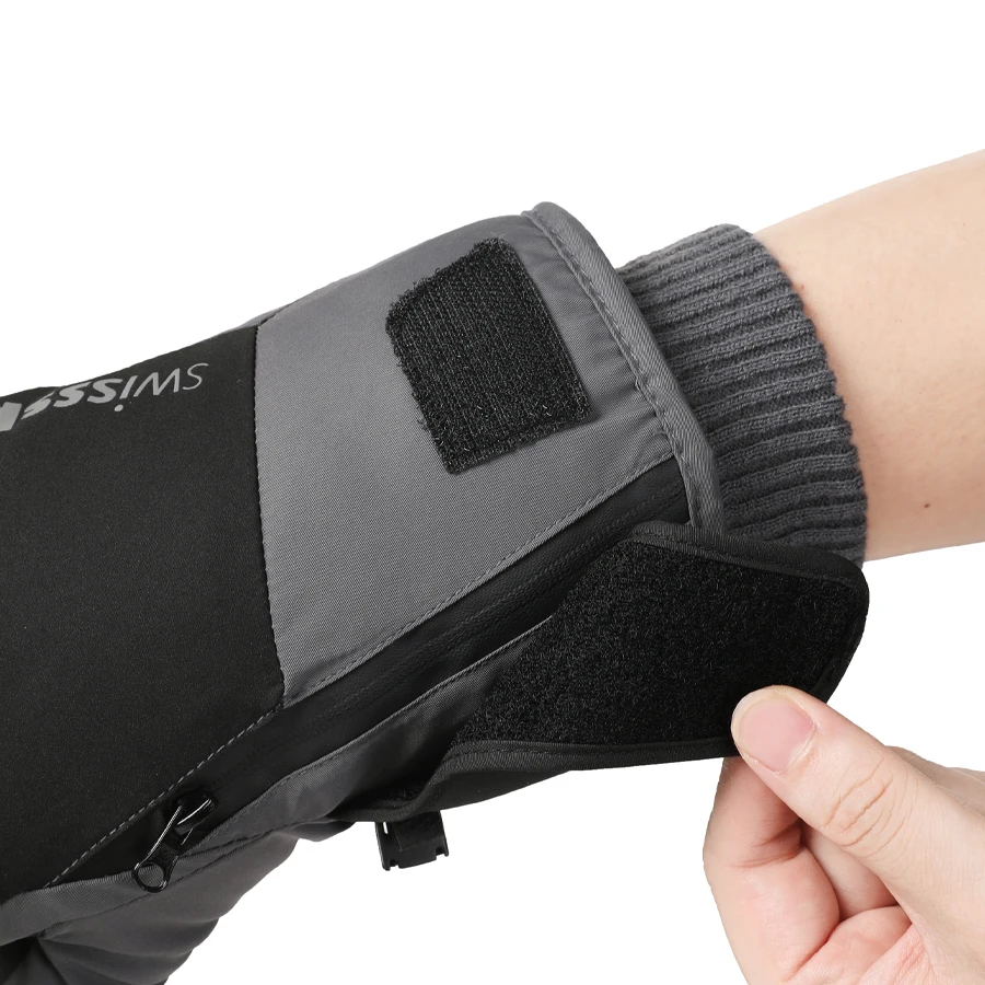 قفازات التزلج على الجليد الشتوية المحايدة، شاشة لمس مضادة للانزلاق، ركوب الدراجات النارية المقاومة للماء، قفازات الثلج الدافئة