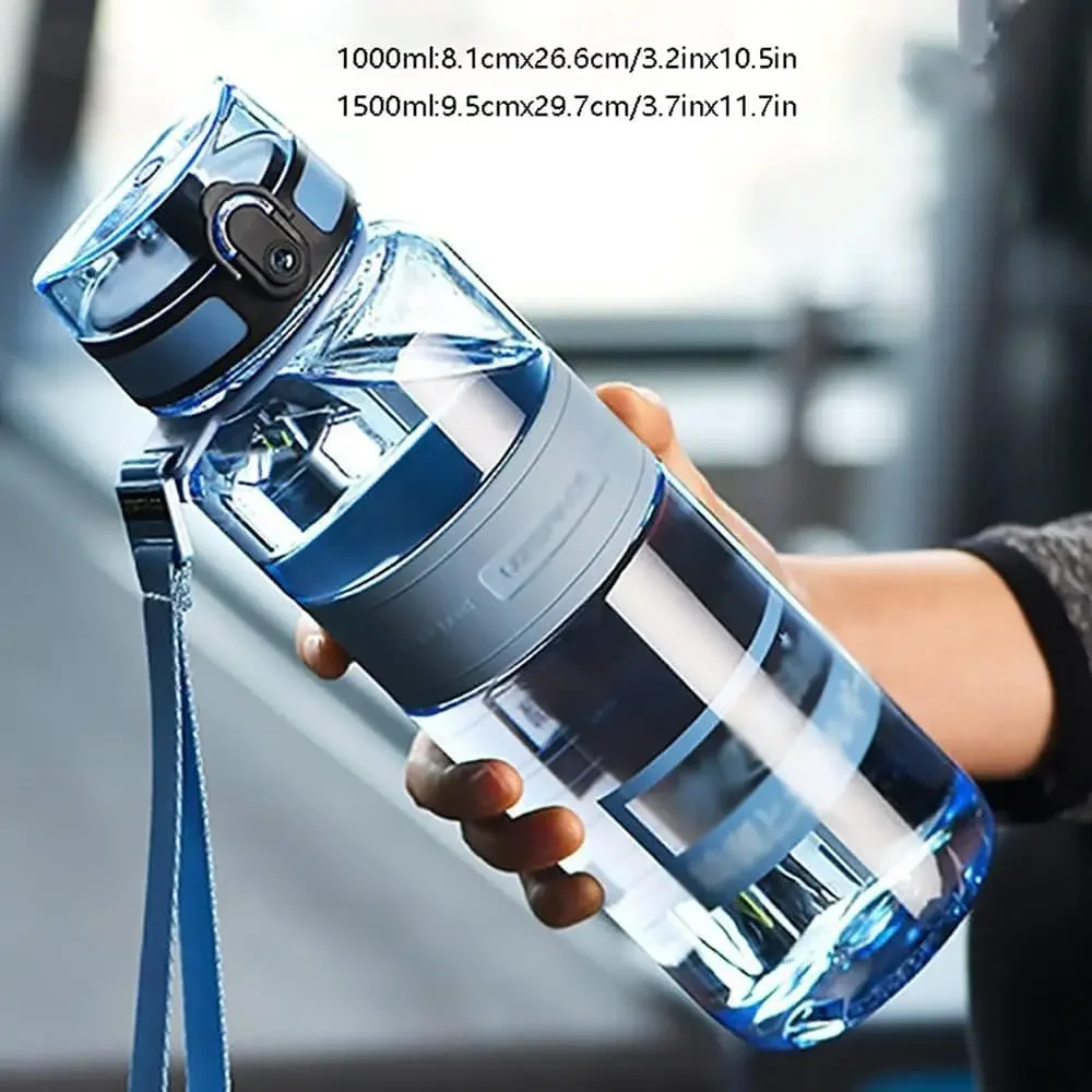 Exquisite Sport Kettle Clear Water Bottle Flip Lid Large Water Jug for Running Athletic Excerise Hiking Sporty Cup