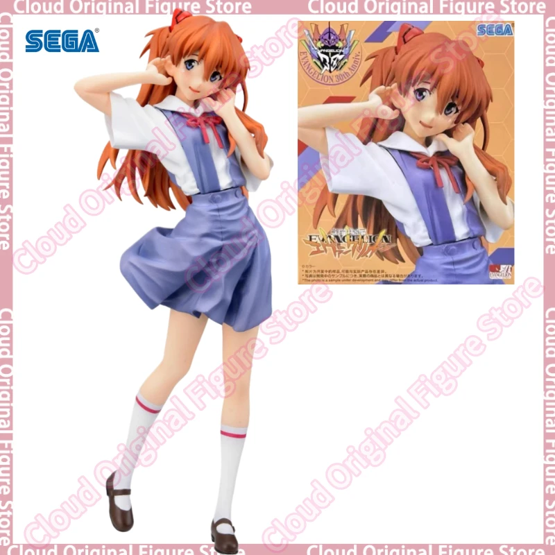 

In Stock 100% Original SEGA Neon Genesis Evangelionr Asuka Langley Soryu Anime Figures Model Collection Doll Toy Gift