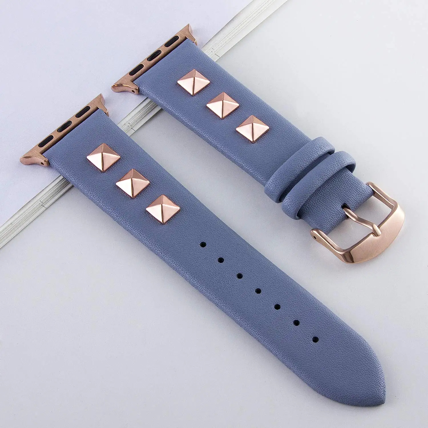 Rivet Leather Band for Apple Watch Ultra 49mm 8 7 6 5 4 se Strap 41mm 45mm 40mm 44mm Bracelet Loop for iWatch 3 2 1 38mm 42mm