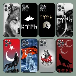 iPhone 15,14,13,12,11,Plus,Pro Max,XS,X,XR,SE,Mini,8,7 소프트 실리콘 블랙 커버용 Bozkurt 전화 케이스