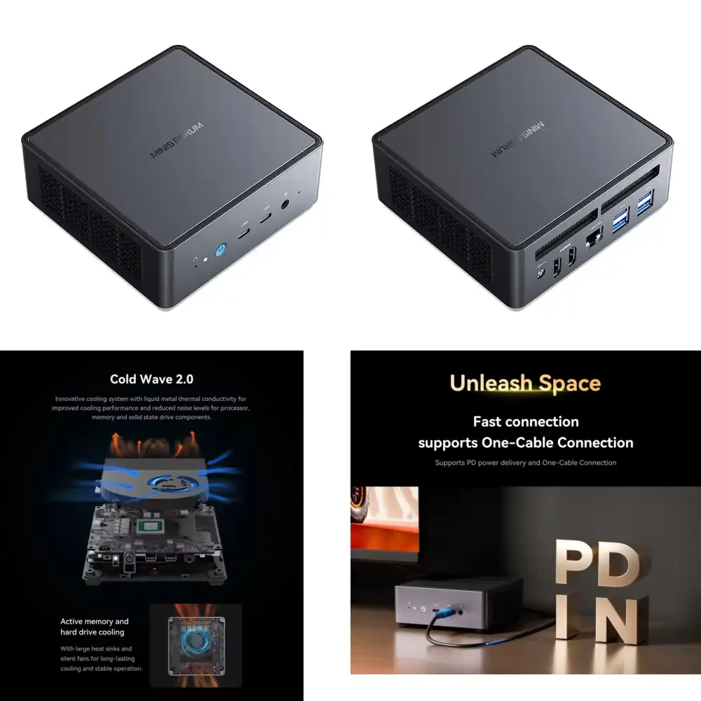 

UM790 Pro for Ryzen 9 7940HS 8 Core 52 GHz CPU 64GB DDR5 RAM Desktop Computer Windows 11 PC Bilgisayar