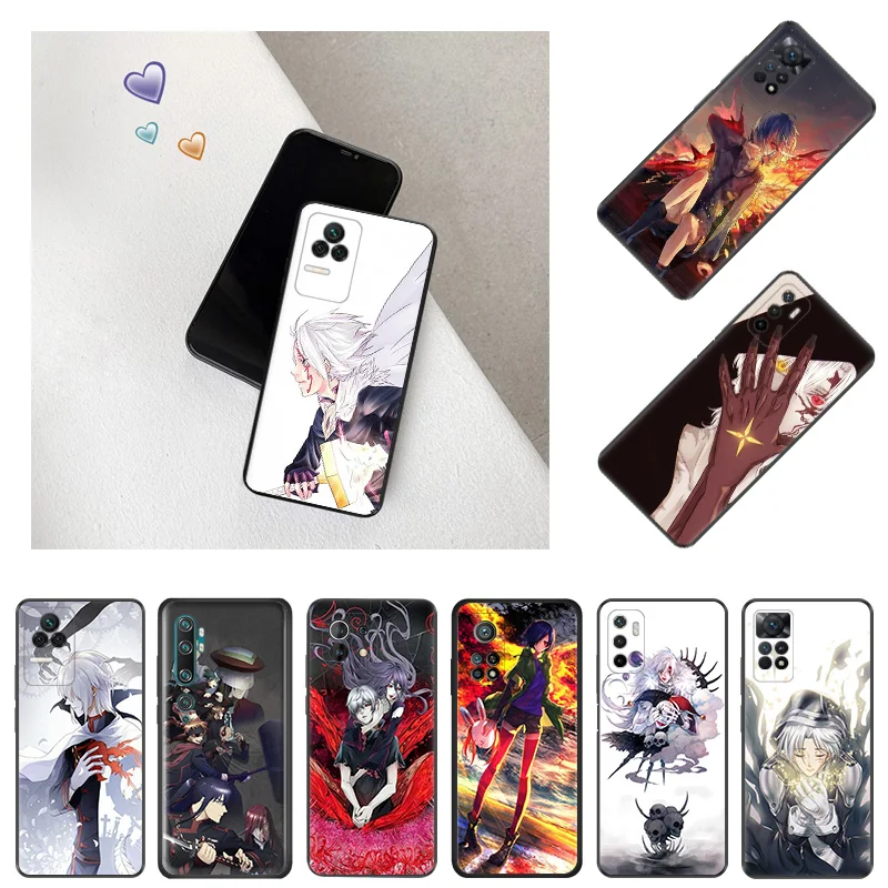 Ultra Thin Phone Case For Redmi Note11 11s A1 A2 Plus K60 K50 K40 Xiaomi 14 11t 11 Lite CC9 Pro Tokyo Ghoul D. GRAY-MAN Cover