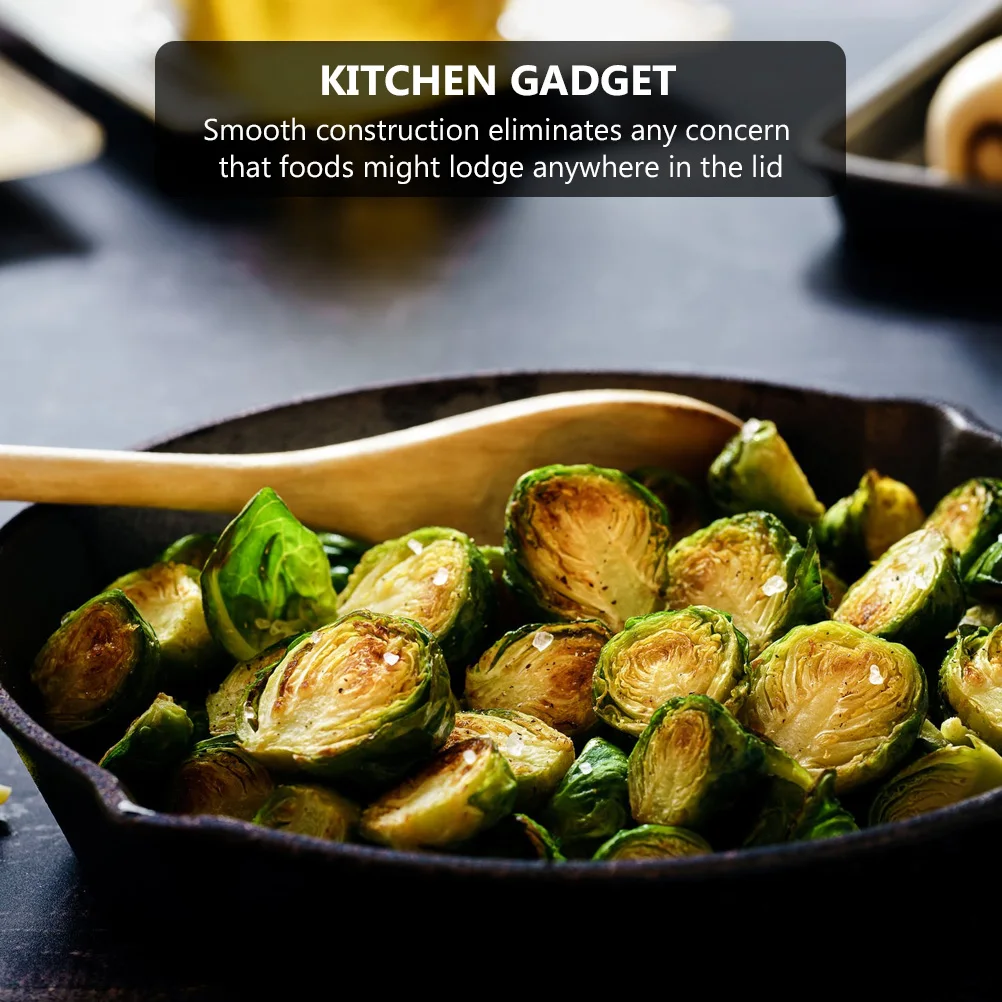 

1Pcs Tempered Glass Pot Cover Easy Pick Up Anti Scald Transparent Cooking Lid for Frying Stew Pots Pot Lid