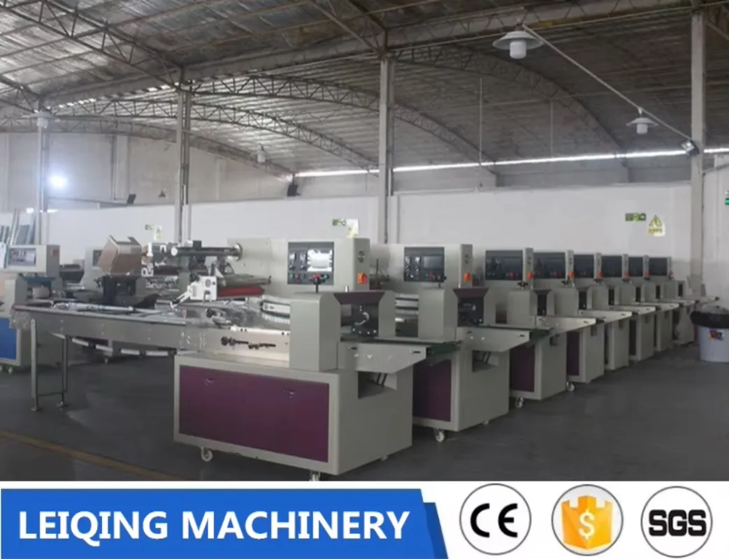 New Automatic Horizontal Automatic Flow Packing Machine for Candy/Flow Automatic Individual Face Mask Packing Machine