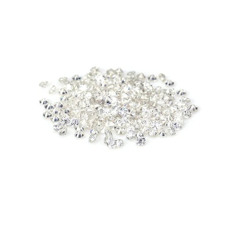 Kaisney Wholesale price Melee moissanite Round cut 0.8-2.9mm D VVS Moissanite diamond loose gemstone for Jewelry making