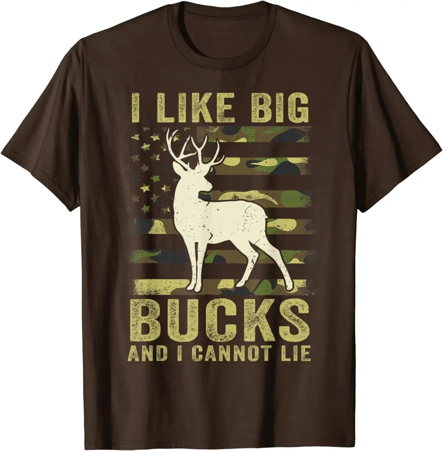 Deer Hunting-Shirt I Like Big Bucks & Cannot Lie Funny Dad T-Shirt