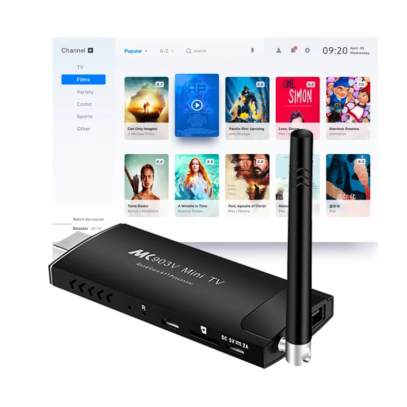 

TV Stick 4K Android 5.1/7.1 Linux OS Smarttv Box RK3288 Metal Case Quad Core Tv Stick 4k Max Android 7.1 4.0 Version