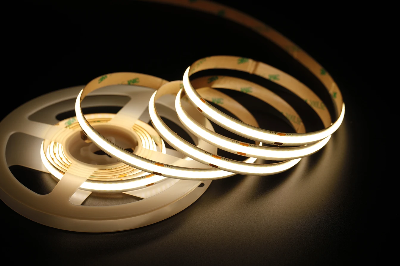 5V USB Tuya Zigbee 3.0 COB LED Streifen Licht 1m-5m Warmweiß Flexible Dimmbare Lichter 320leds/m Hause Dekoration für Alexa Google – Detail 11