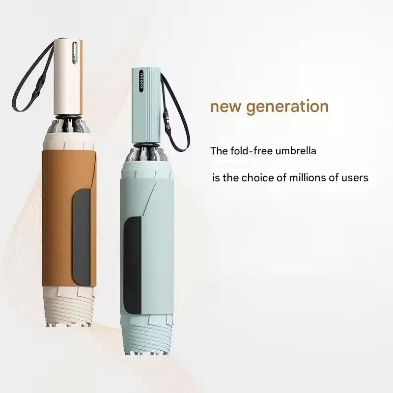 

Высококачественный полностью автоматический обратный зонт, увеличенный утолщенный усиленный мужской деловой автомобильный специальный складной зонт