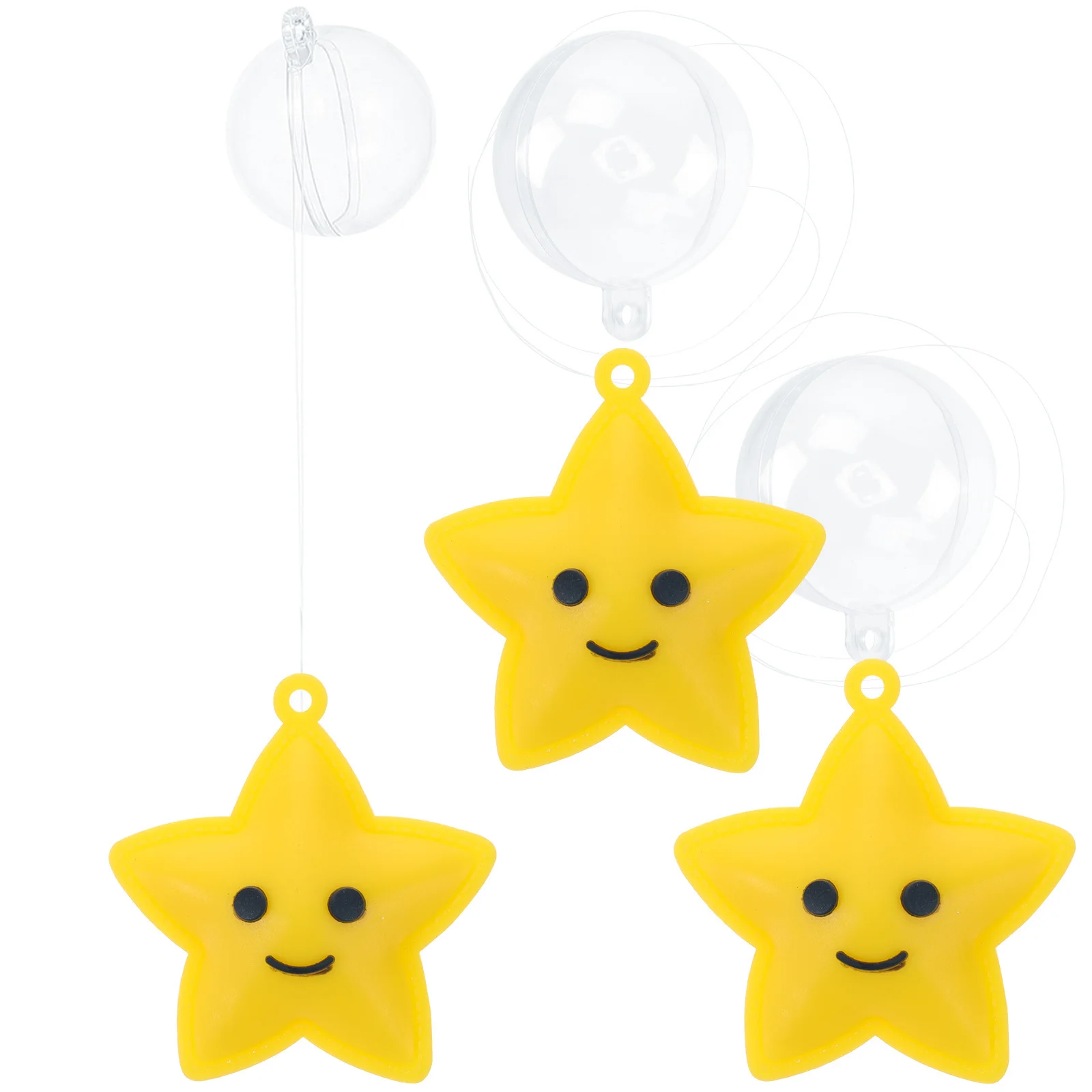 

3Pcs Aquarium Decoration Floating Fish Tank Ornaments Safe Material No Burrs Edges for Interactive Play Aquarium Ornament