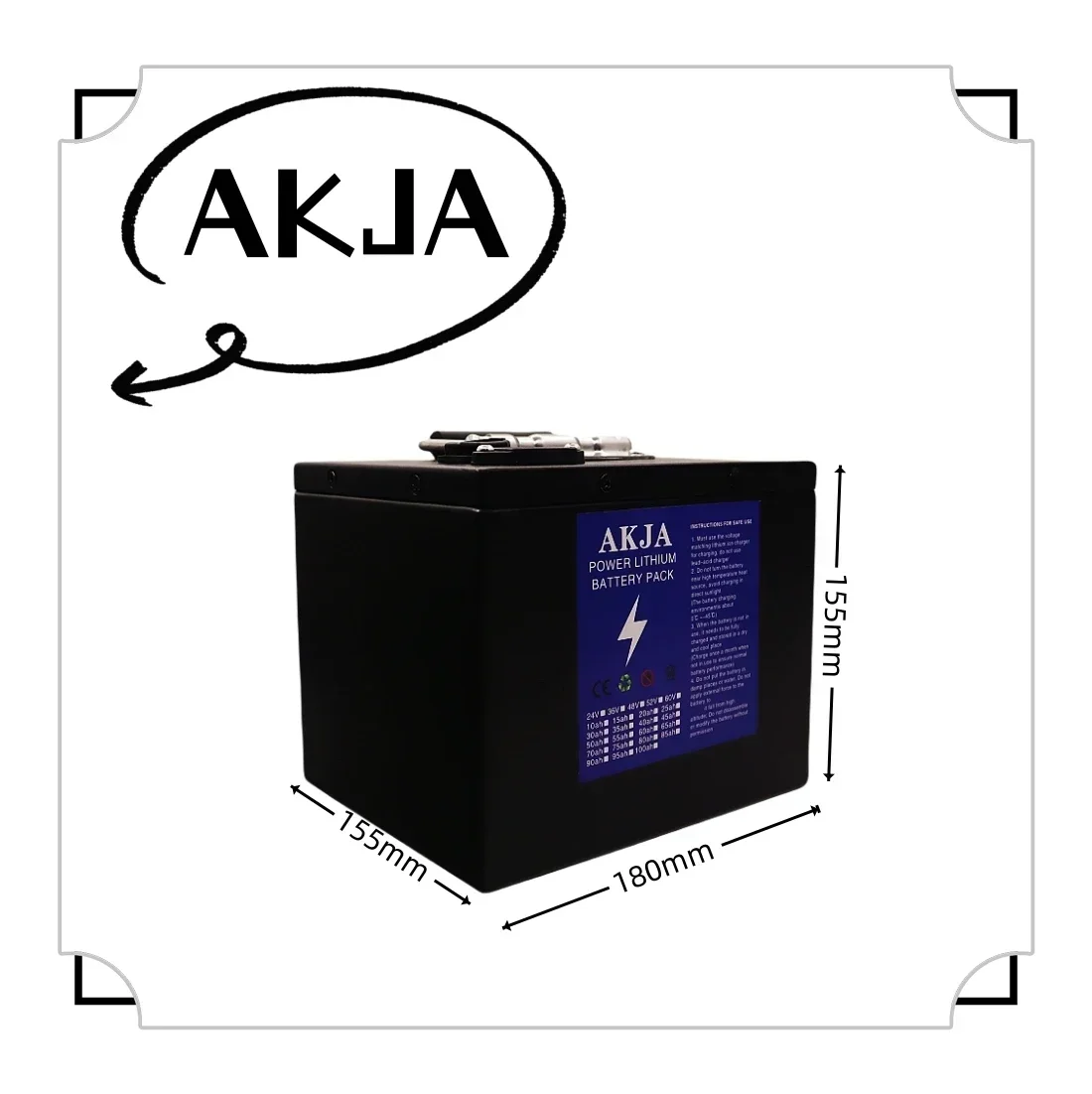 Air fast transportation New Full Capacity Power 18650 Lithium Battery 24V10-100ah Lithium Battery Pack Suitable for 250-2000W