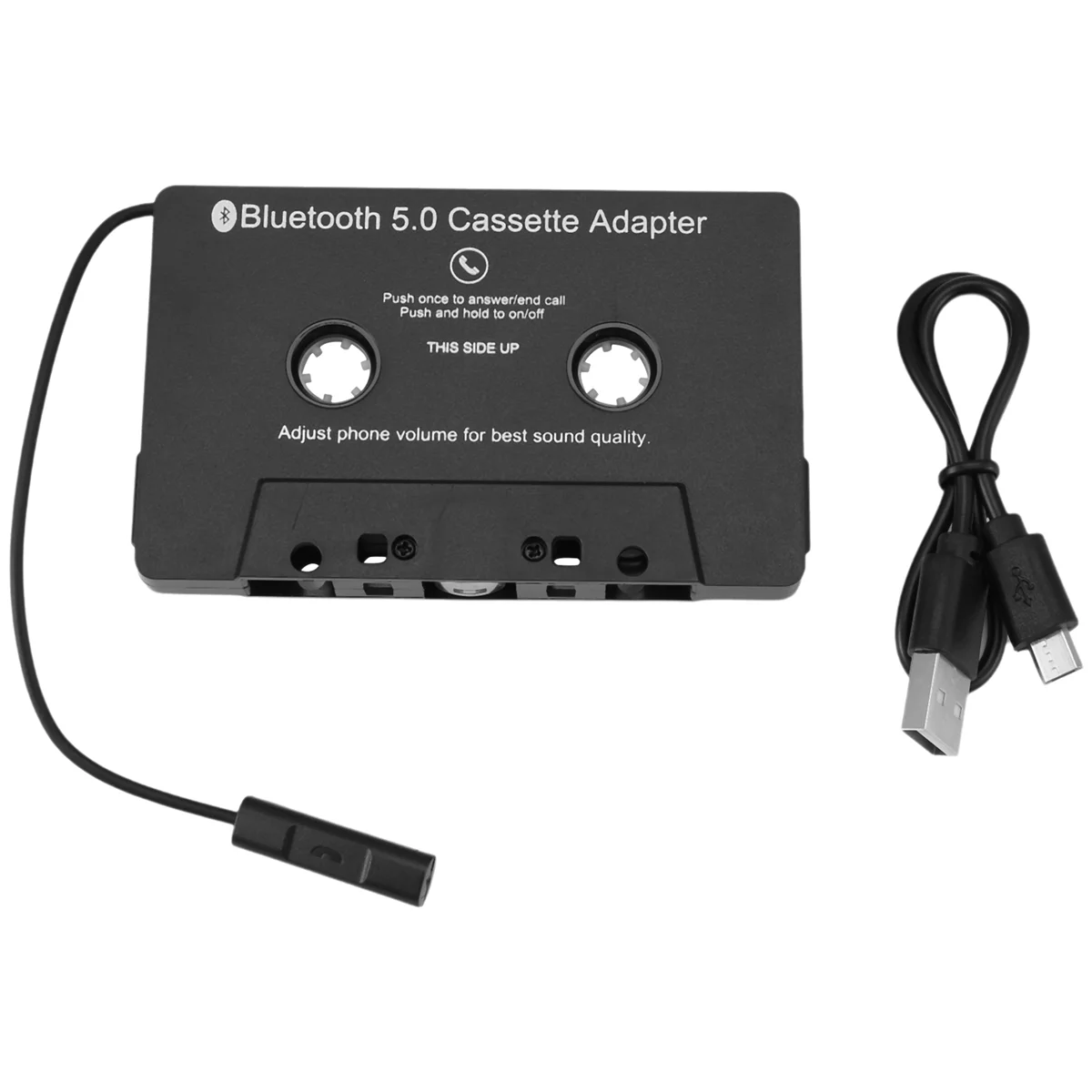 

Cassette Player Universal Cassette Bluetooth 5.0 Adapter Converter Car Tape Audio Cassette for Aux Stereo Music Adapter Cassette