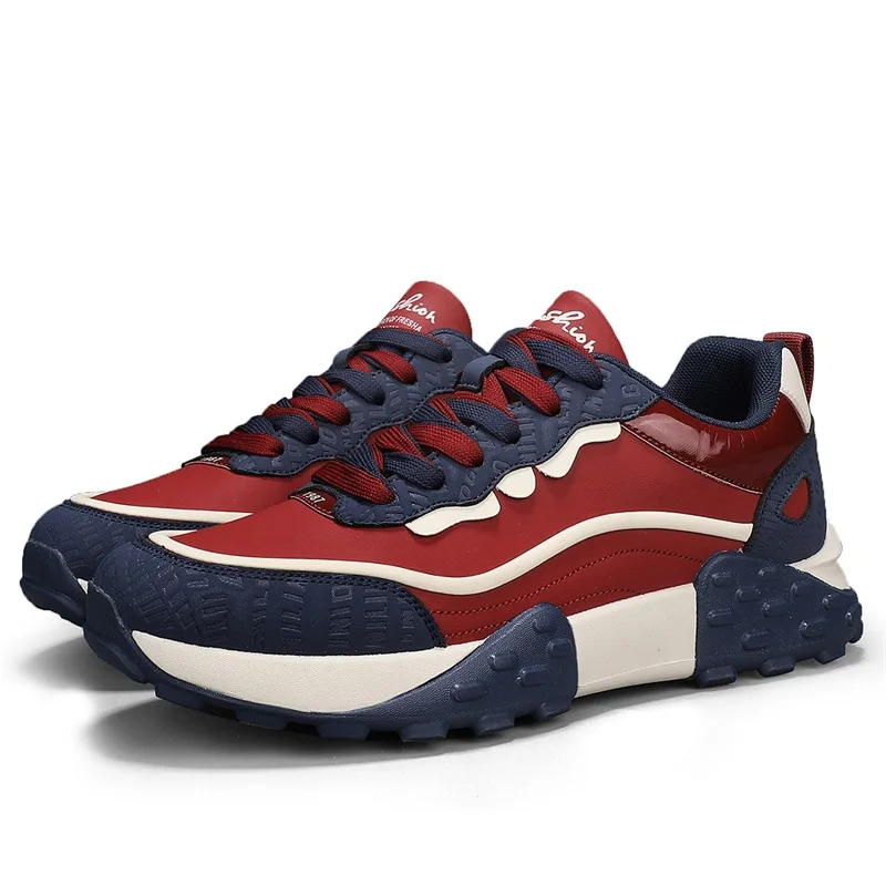 

Высококачественные модные повседневные кроссовки для мужчин, нескользящие, износостойкие, массивные кроссовки, универсальные теннисные туфли для мужчин