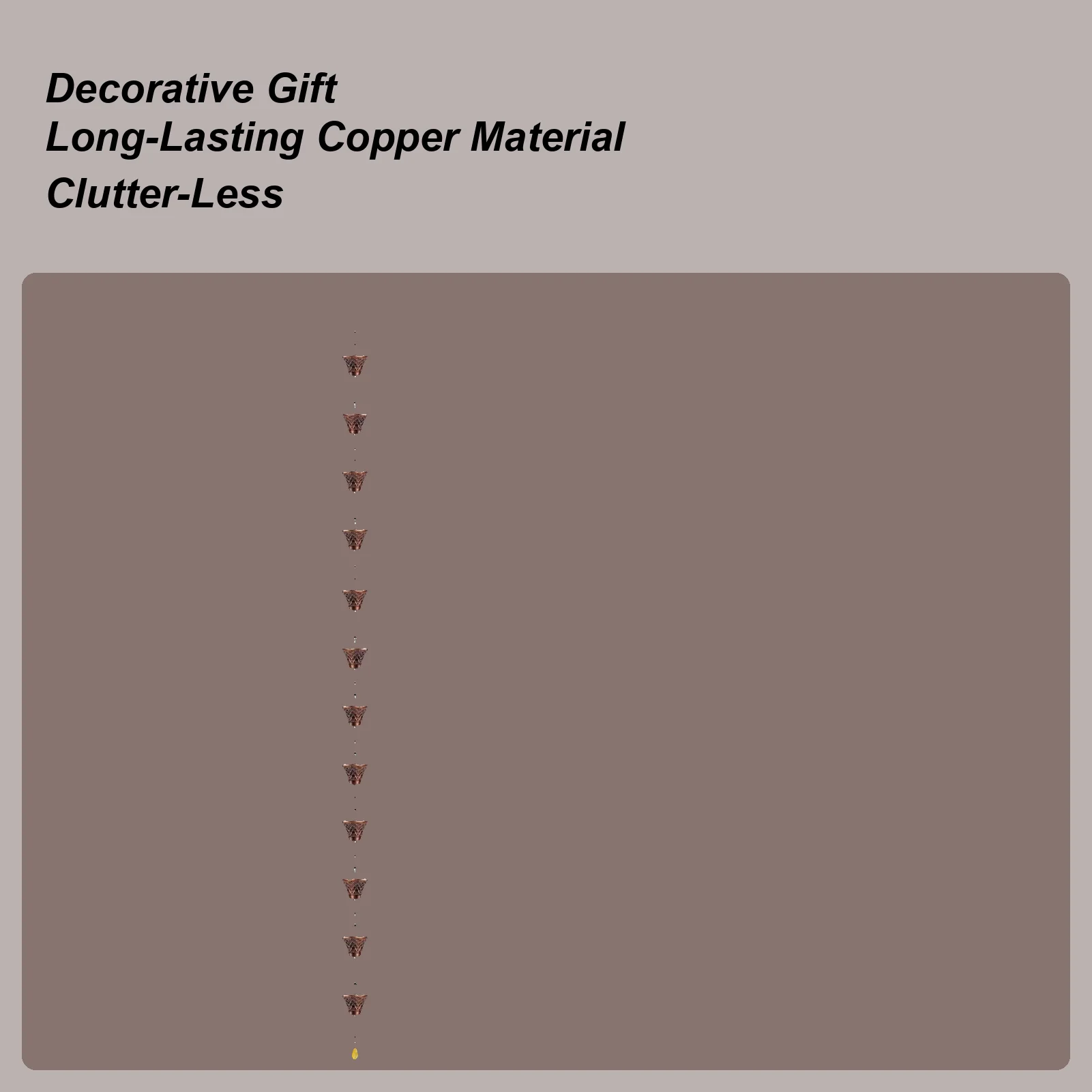 

Дождевые цепи для улицы, 9 футов, декоративные удлинители для слива водосточной трубы, 12 чашек, цепи для воды для желобов, дома, сада, улицы