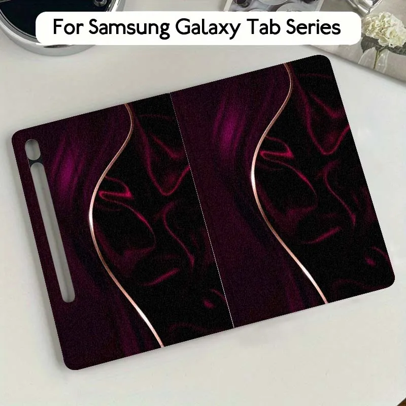 

Cool Carbon Fiber Luxury Gift For Samsung Galaxy Tab S10 S9 S8 S7 FE Lite Soft Flexible Support Tablet Case