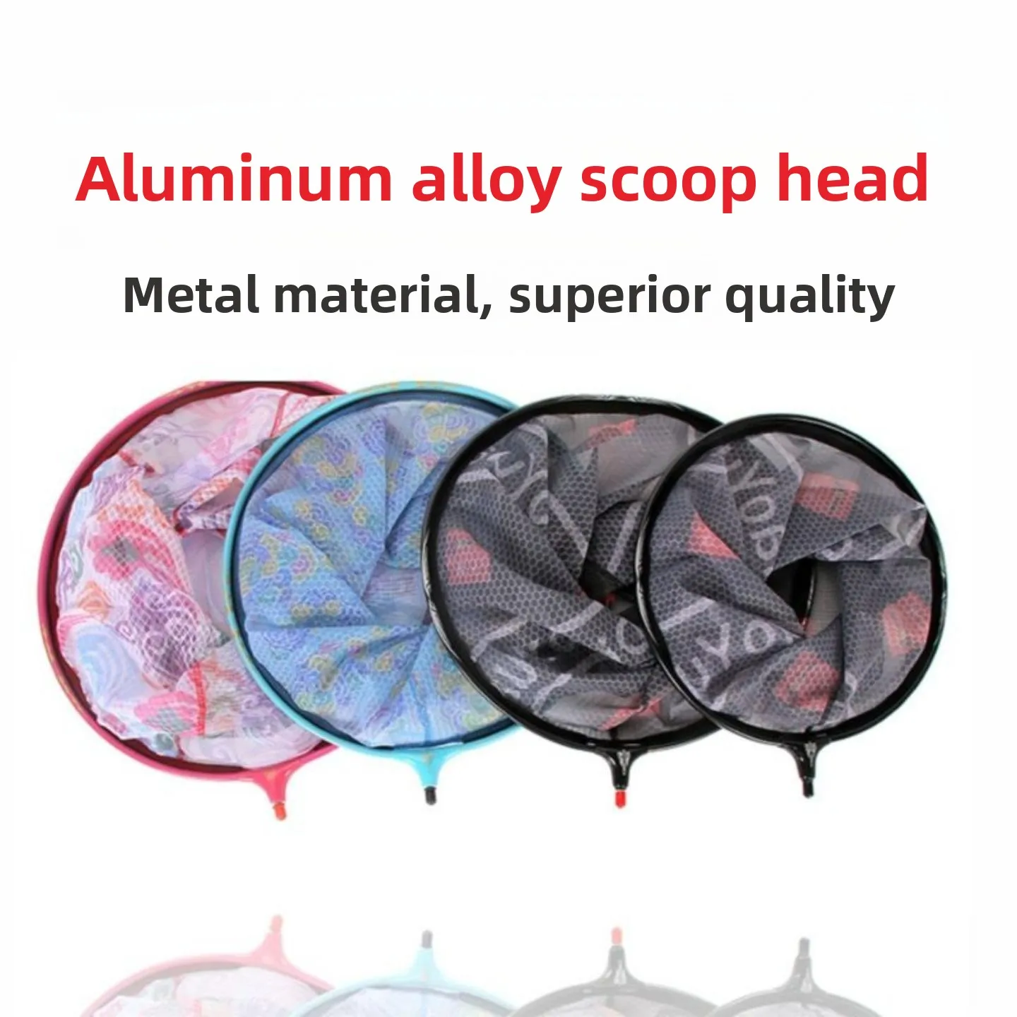 

Aluminum Alloy Flat-Head Fiing Net Head Cetitive Fiing Gear Anti-Hook Design Full Set Fi Copng Net Deepened Fiin...