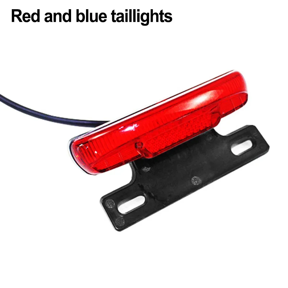 48V Electric Bicycle Brake Lights Ebike Tail Light LED Rear Lamp Acrylic Lampshade Electric VehicleAccessories