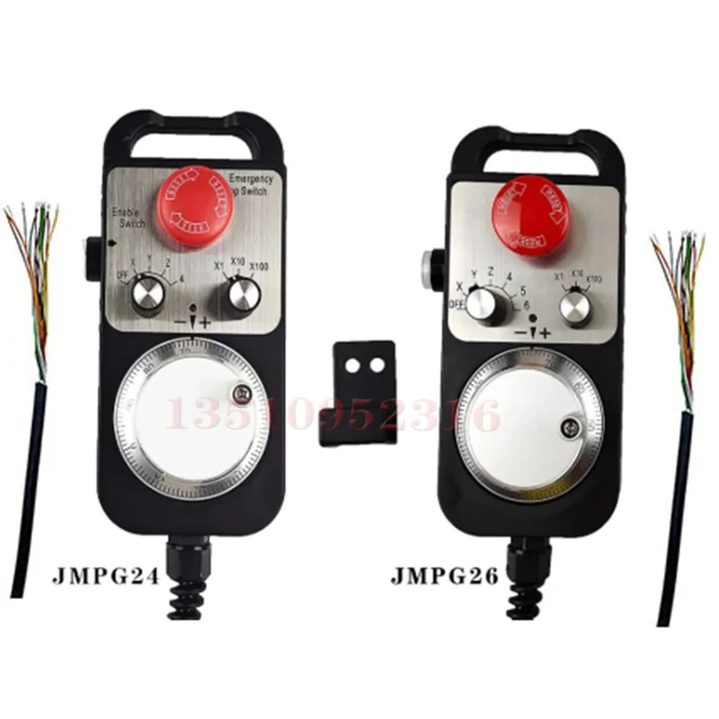 Volante electrónico cnc estándar 5v mpg 4/5/6 ejes mach3 sistema de control de movimiento volante electrónico de parada de emergencia