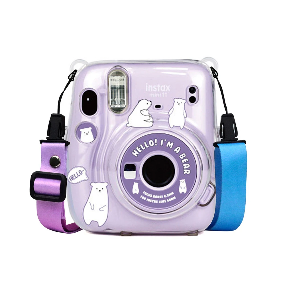 Thương Hiệu Fuji Mini 11 Túi Đựng Cho Máy Ảnh Chụp Lấy Ngay Fujifilm Instax Mini 11 Nghệ Sĩ Vẽ Tranh Sơn Dầu Da PU Ngay Có Túi Đựng trong 9 Phong Cách