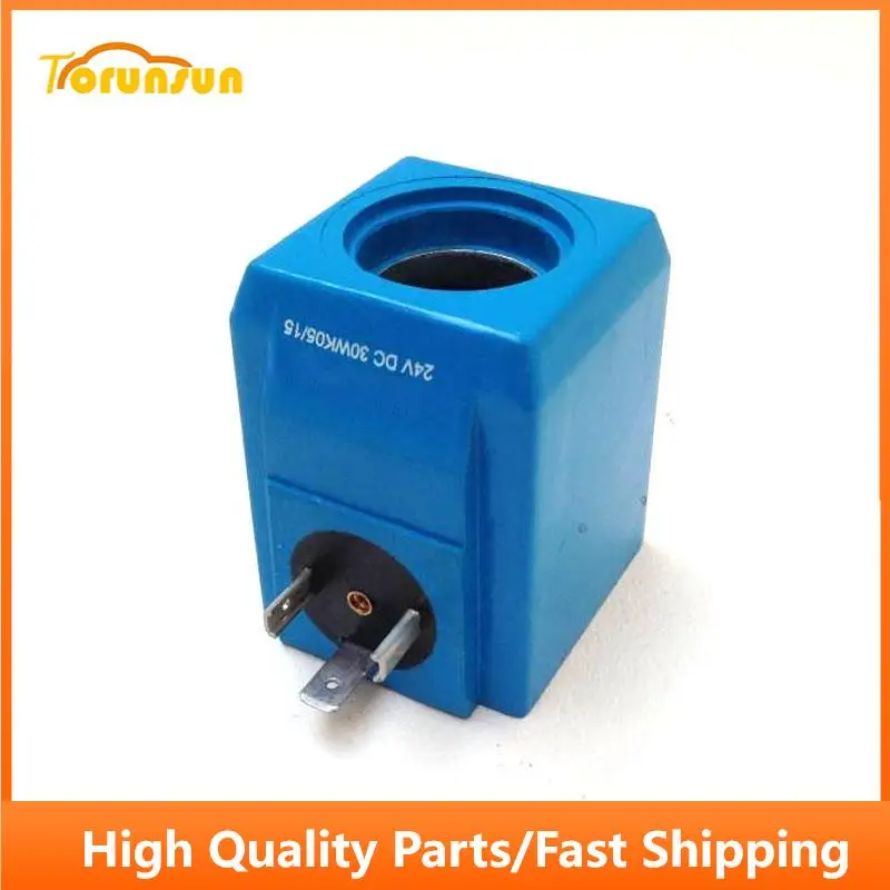 24V Solenoid Valve Coil VOE 11993636 VOE11993636 for Volvo EC160 EW140 EW160 L30 L50 L70 L90 L120C L150C L160 L180C L220D