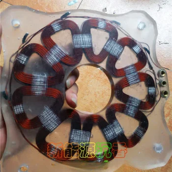 DIY Disk type coreless generator coil, air core coil, wind generator coil motor free energy work on