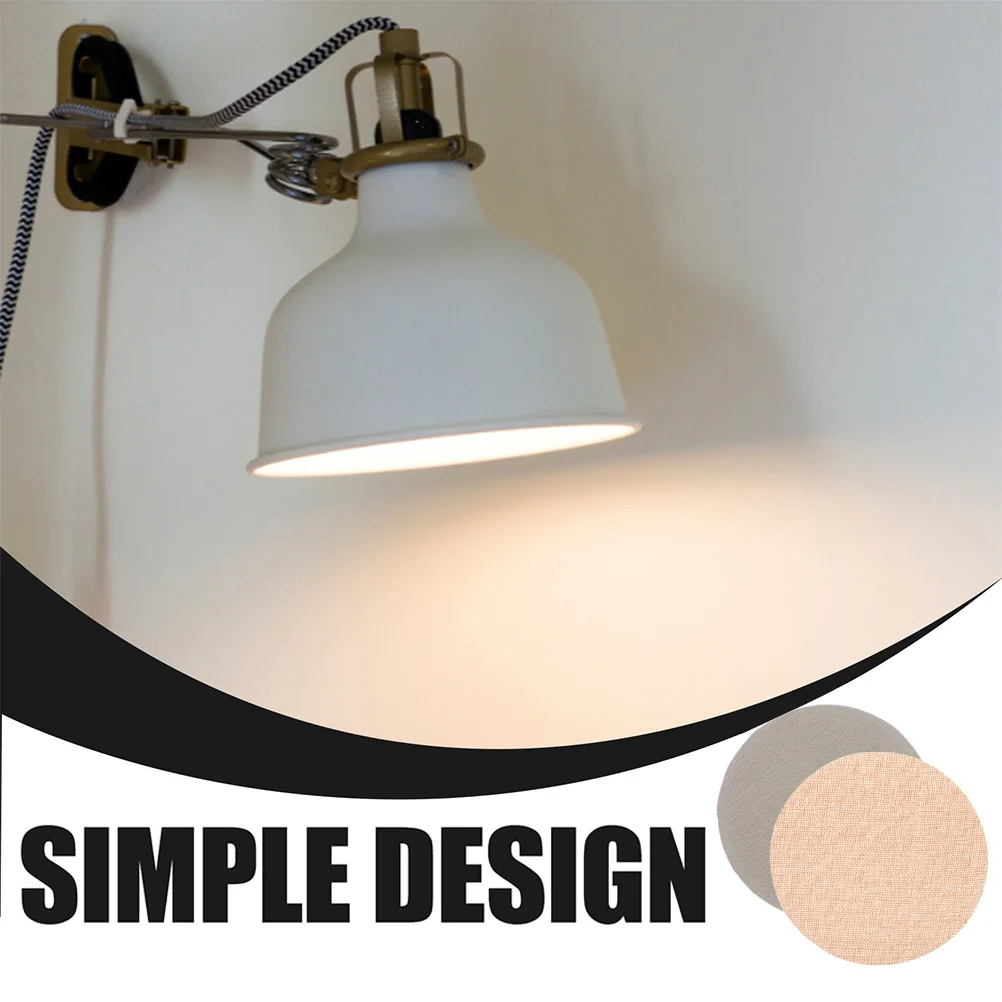 

2pcs Lampshade Diffuser Flat Anti- Cover For Bedroom Living Room Ceiling Spotlight Fabric Diffusion Plates
