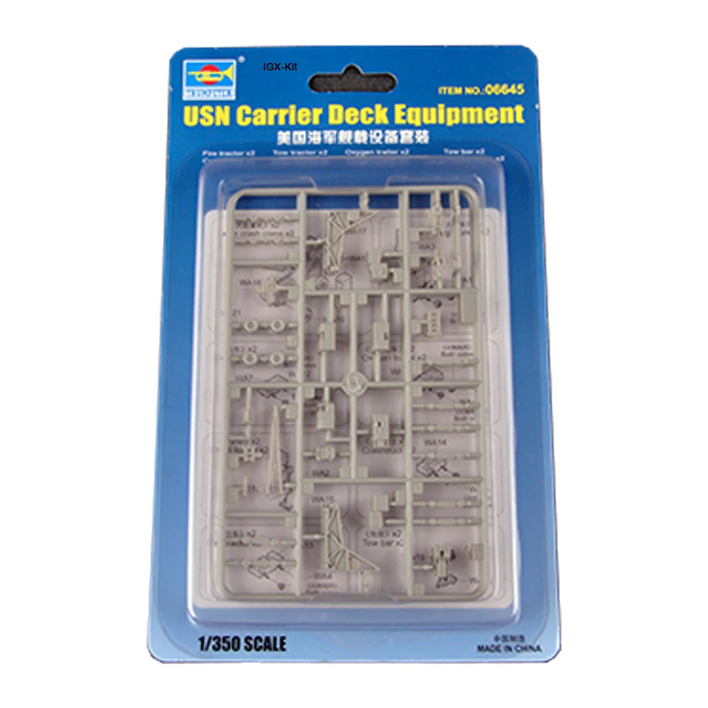 Trumpeter 06645 1:350 Scale USN Carrier Deck Equipment Plastic Model Hobby Craft Building Kit