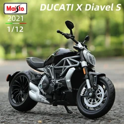 Maisto 1:12 Ducati X Diacel S 2021 Motorcycle Model Static Die Cast Vehicles Collectible Hobbies Moto Toys Collection