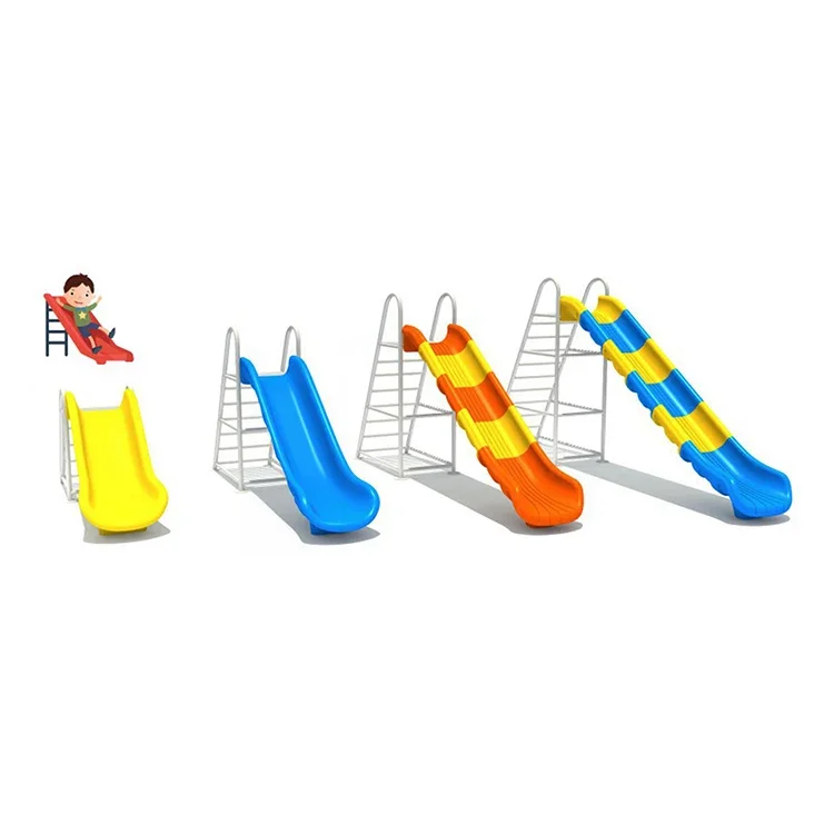 Customized eco-friendly plastic playground outdoor slide