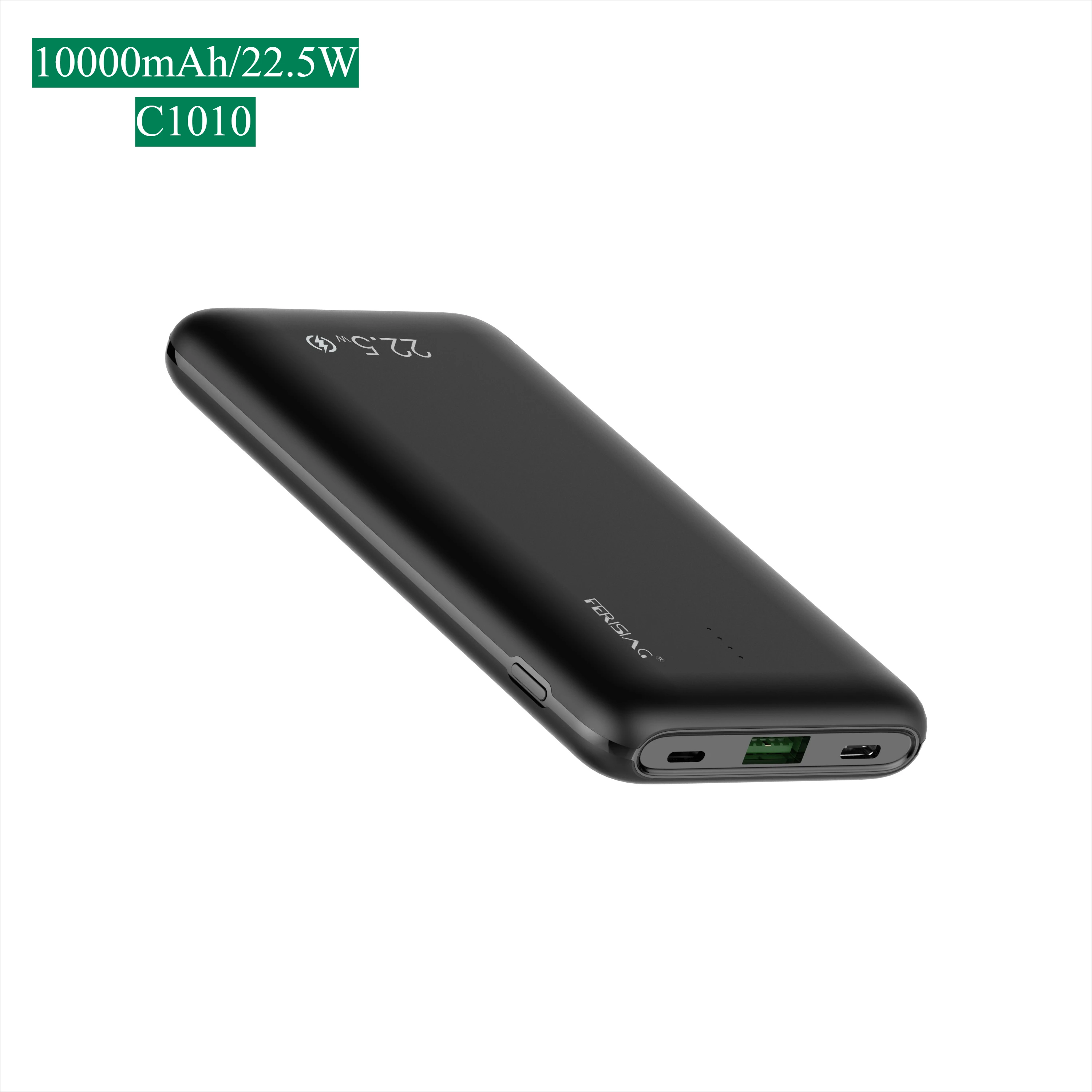 

Супербыстрое зарядное устройство 5A VOOC 10000 мАч Power Bank USB Type C Внешний аккумулятор PD QC 3.0 Powerbank для Oneplus 6T 7 8 9 10 FERISING