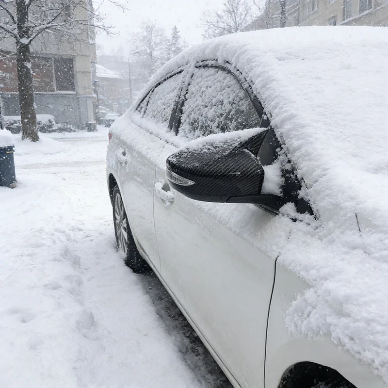 

Car Styling For Nissan Altima 2013-2017 Rearview Mirror Cover Trim With Horn Decorative Frame Auto Parts Accessories