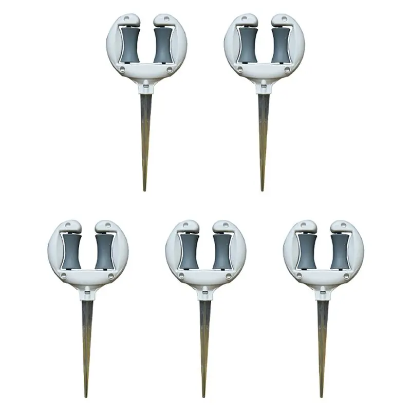 A84X-5X Soft Water Pipe Positioning Stand Garden Hose Guide Nail Labor-Saving Garden Hose Guide Smooth Roller Pointed