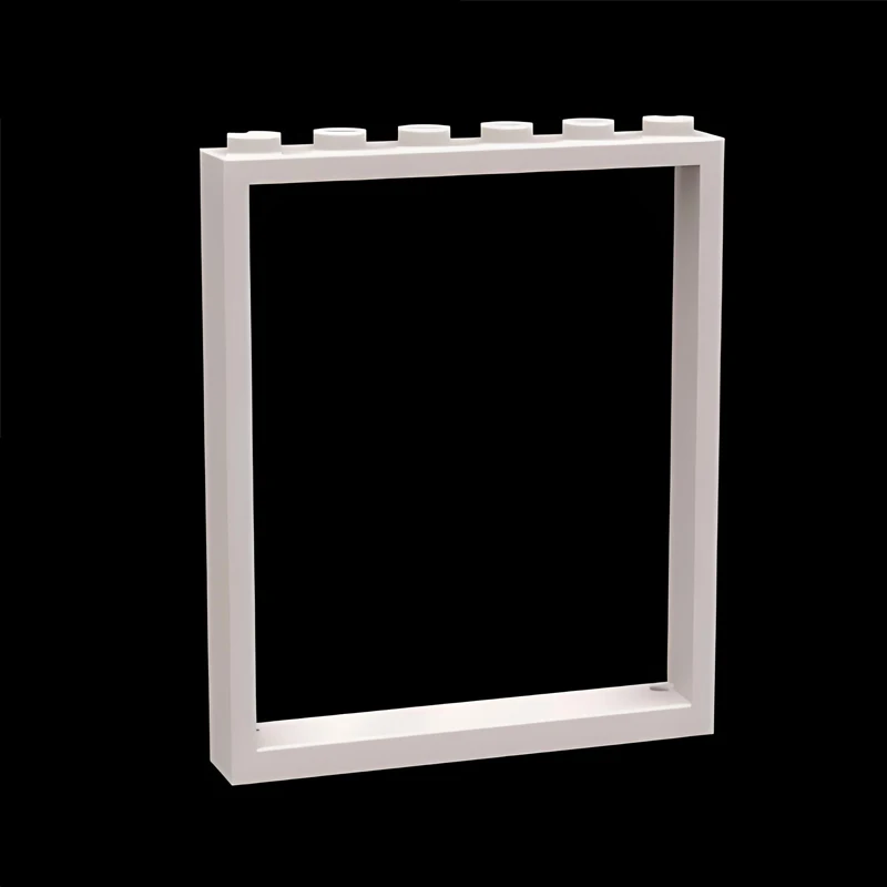 Frame 1x6x6 Bouwstenen Baksteen MOC Onderdelen DIY Speelgoed Voor Kinderen Compatibel 42205 Grote Merk 6 stks/set Gift