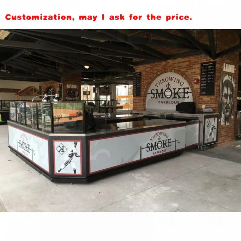 

Custom.Factory Custom Food Kiosk Торговый центр Кинотеатр Закусочный бар Сэндвич Бургер Пицца Еда Киоск для напитков