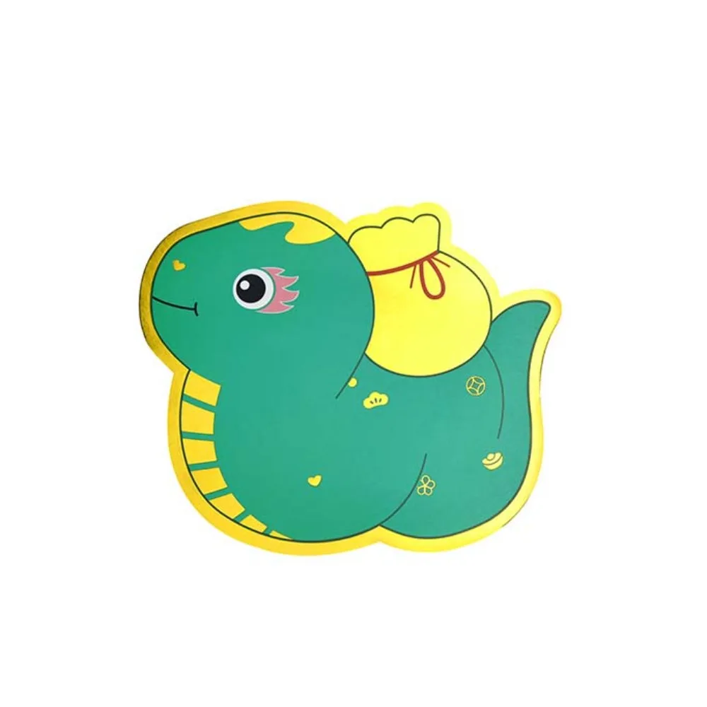 

Мультяшная форма змеи, китайский Новый год, красный конверт, однотонный утолщенный счастливый мешок для денег, горячее тиснение HongBao 2025