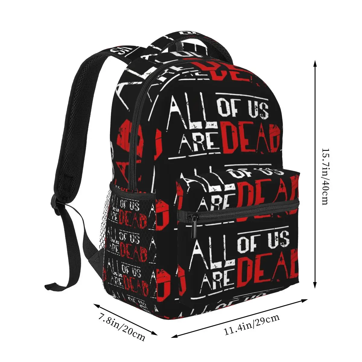 All Of Us Are Dead Backpacks Boys Girls Bookbag Students School Bags Cartoon Travel Rucksack Shoulder Bag Large Capacity