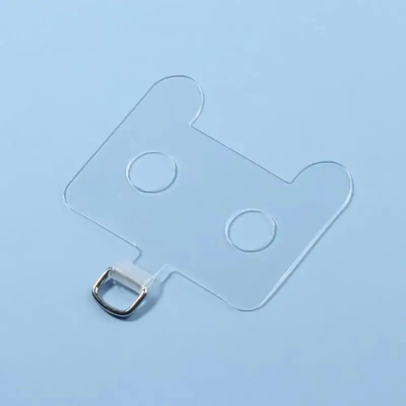 Transparent Mobile Phone Lanyard Gasket Tabs Anti-Loss TPU Rope Card Cord For Moblie Phone Hanging Strap Patches
