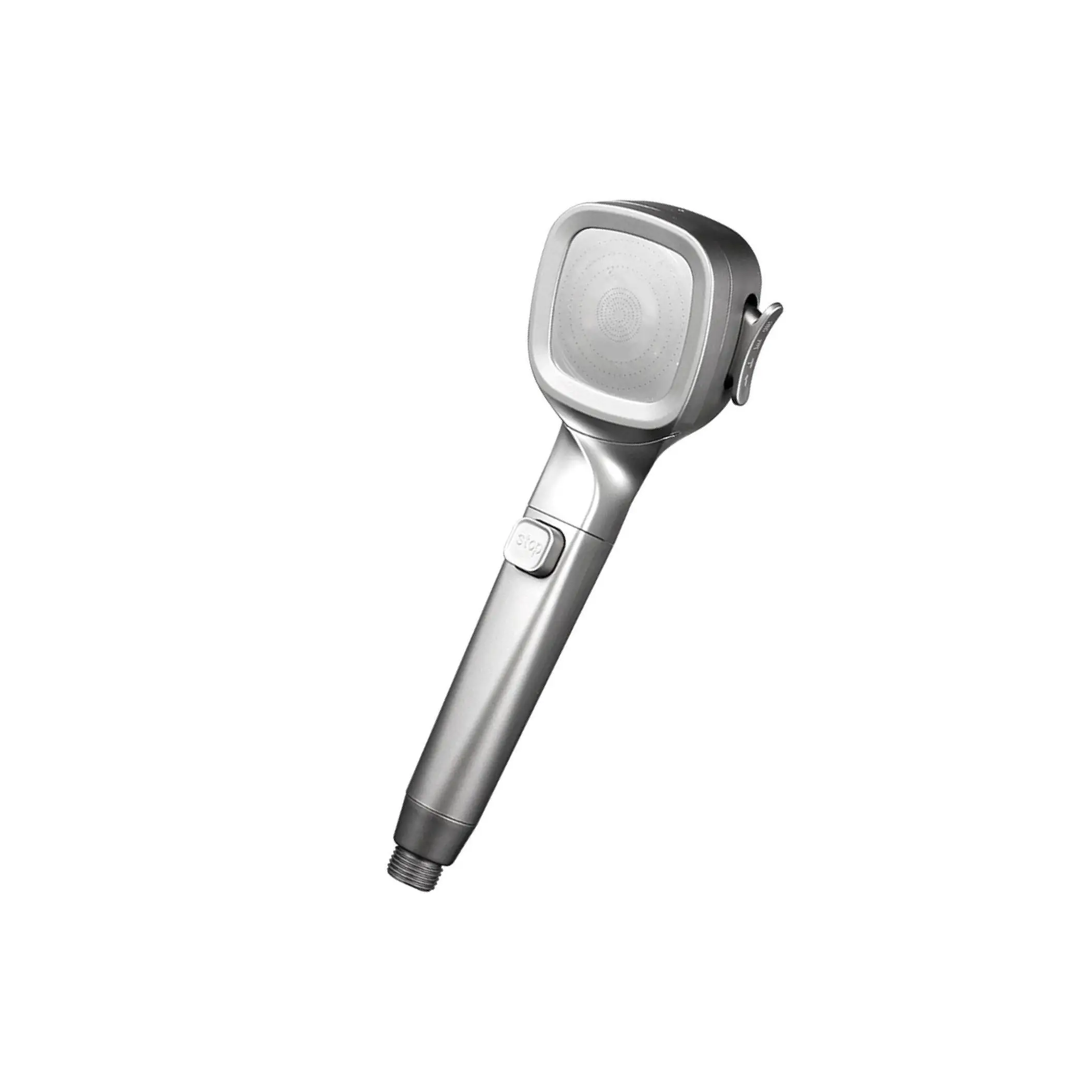 

High Pressure Shower Adjustable Nozzle Sprayer for Home Bathroom white